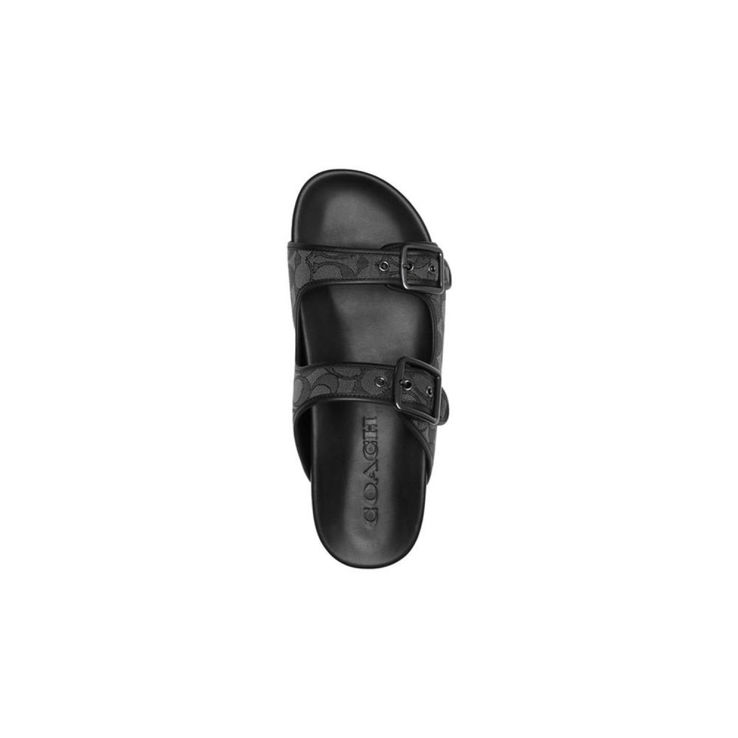 Men's Signature and Leather Buckle Strap Sandal