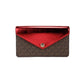 Michael Kors Jet Set Travel Crimson Small Flap Clutch Crossbody Women's Bag