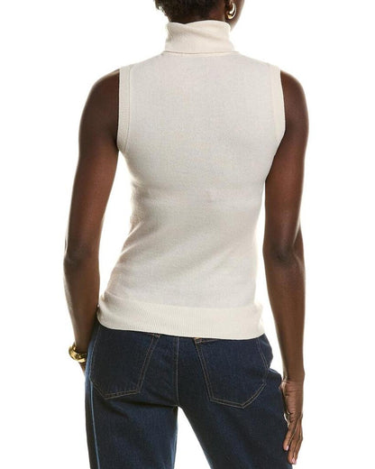 Collection Turtleneck Cashmere Tank