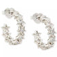 Space Cadet Cubic Zirconia Star C-Hoop huggies Earrings