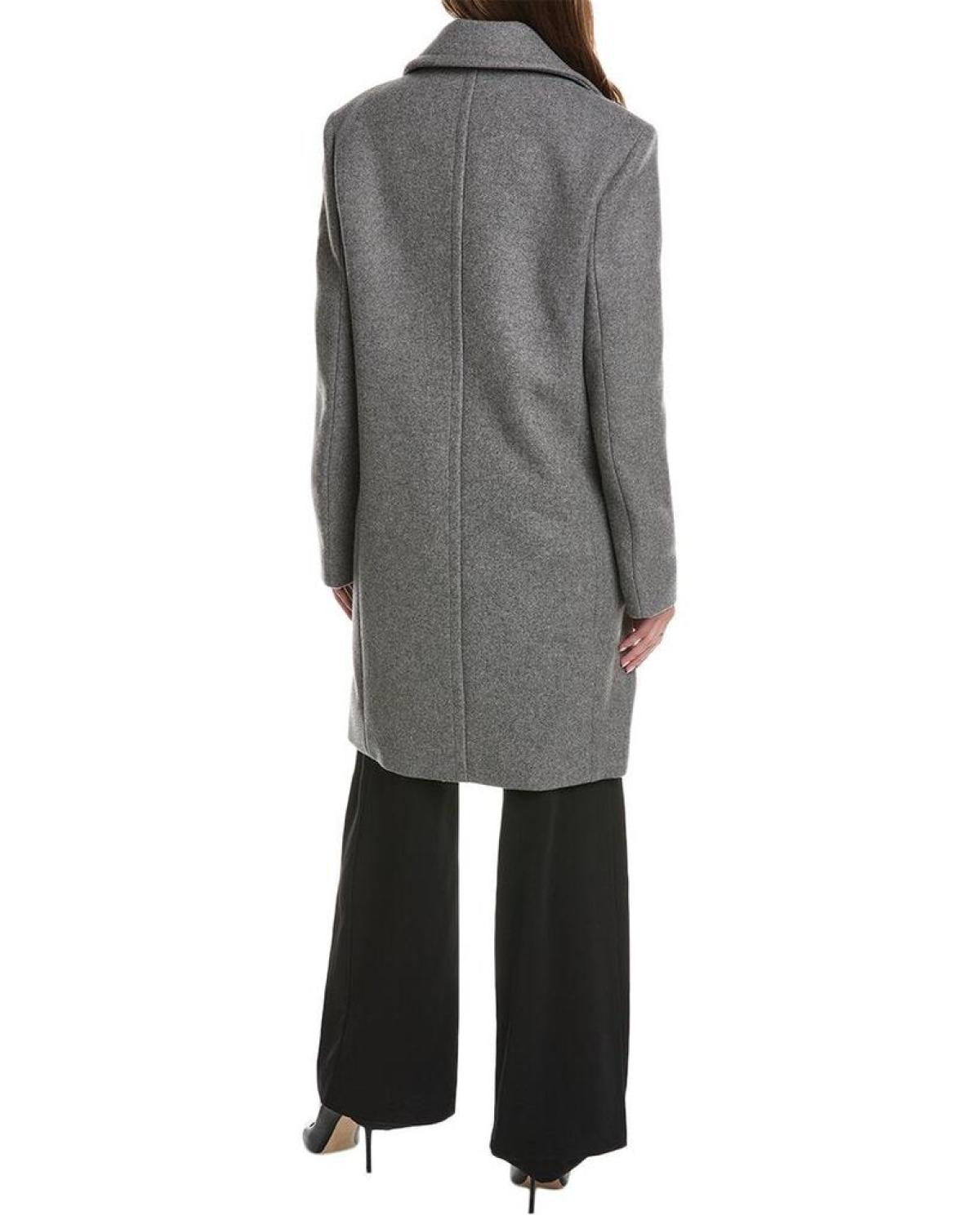 Michael Kors Collection Reefer Wool Coat