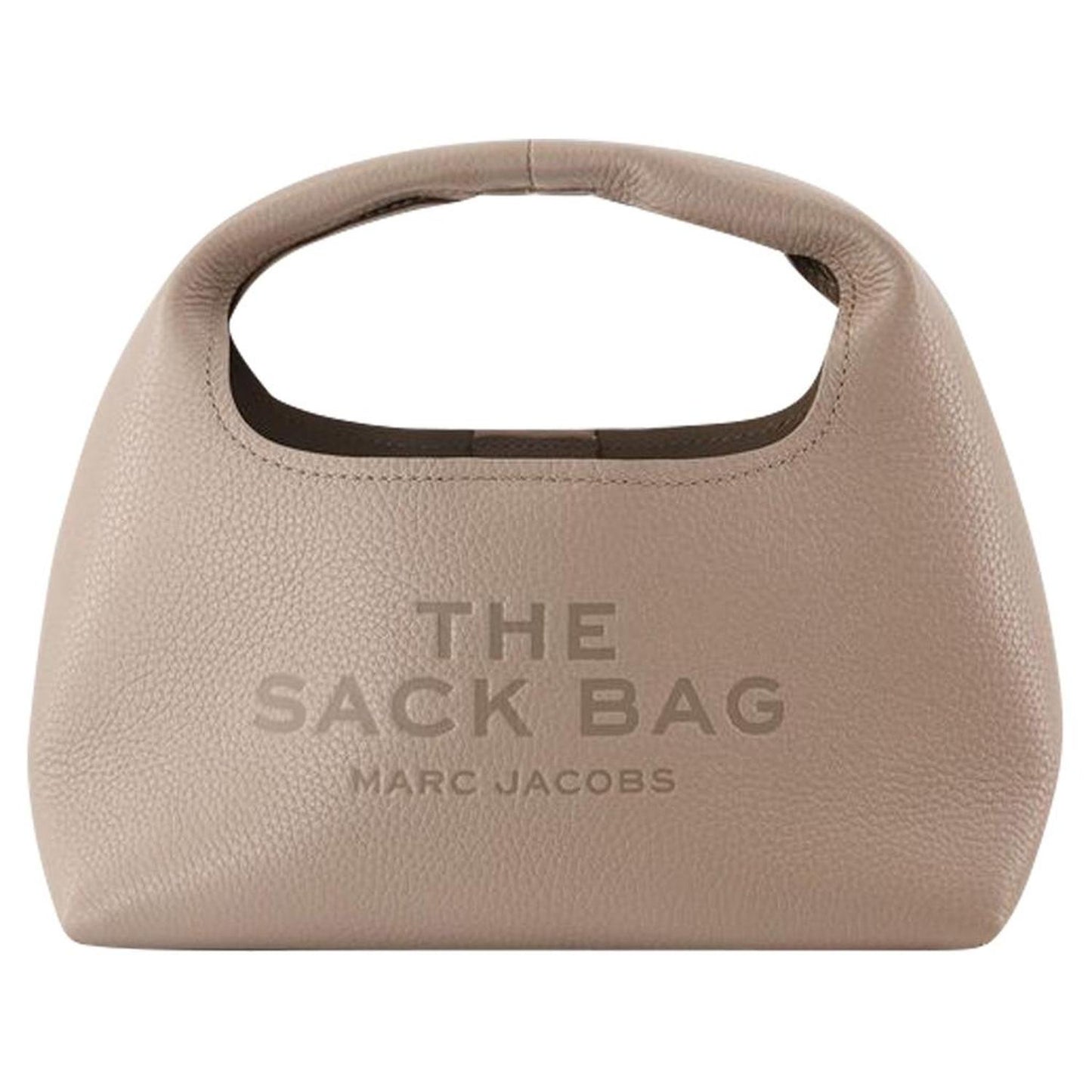 The Mini Sack Purse -  - Leather - Grey