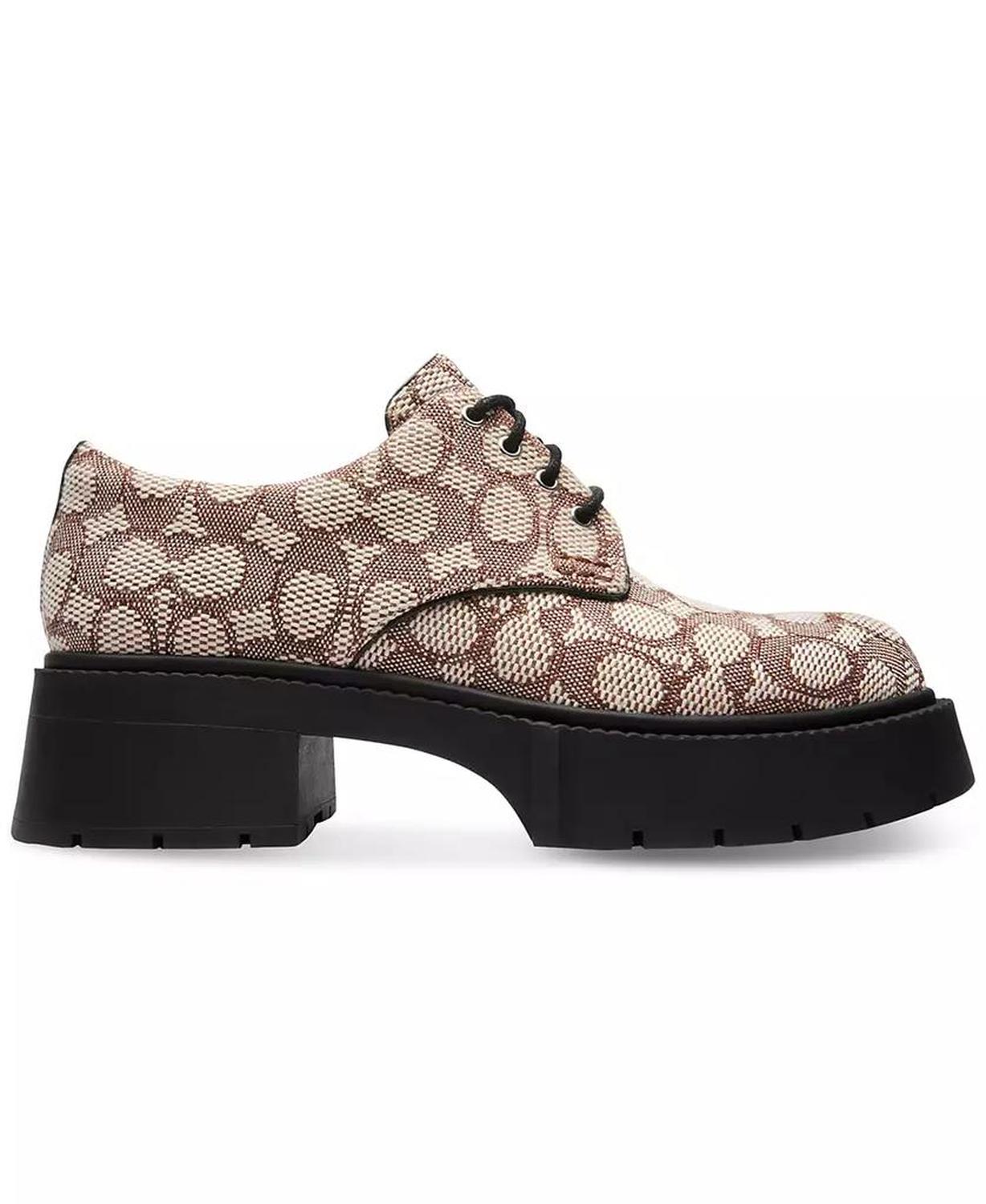 Women's Lyla Platform Leather Derby Flats