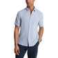 Men's Slim-Fit Linen Short-Sleeve Shirt