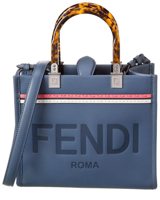 FENDI Sunshine Small Leather Tote