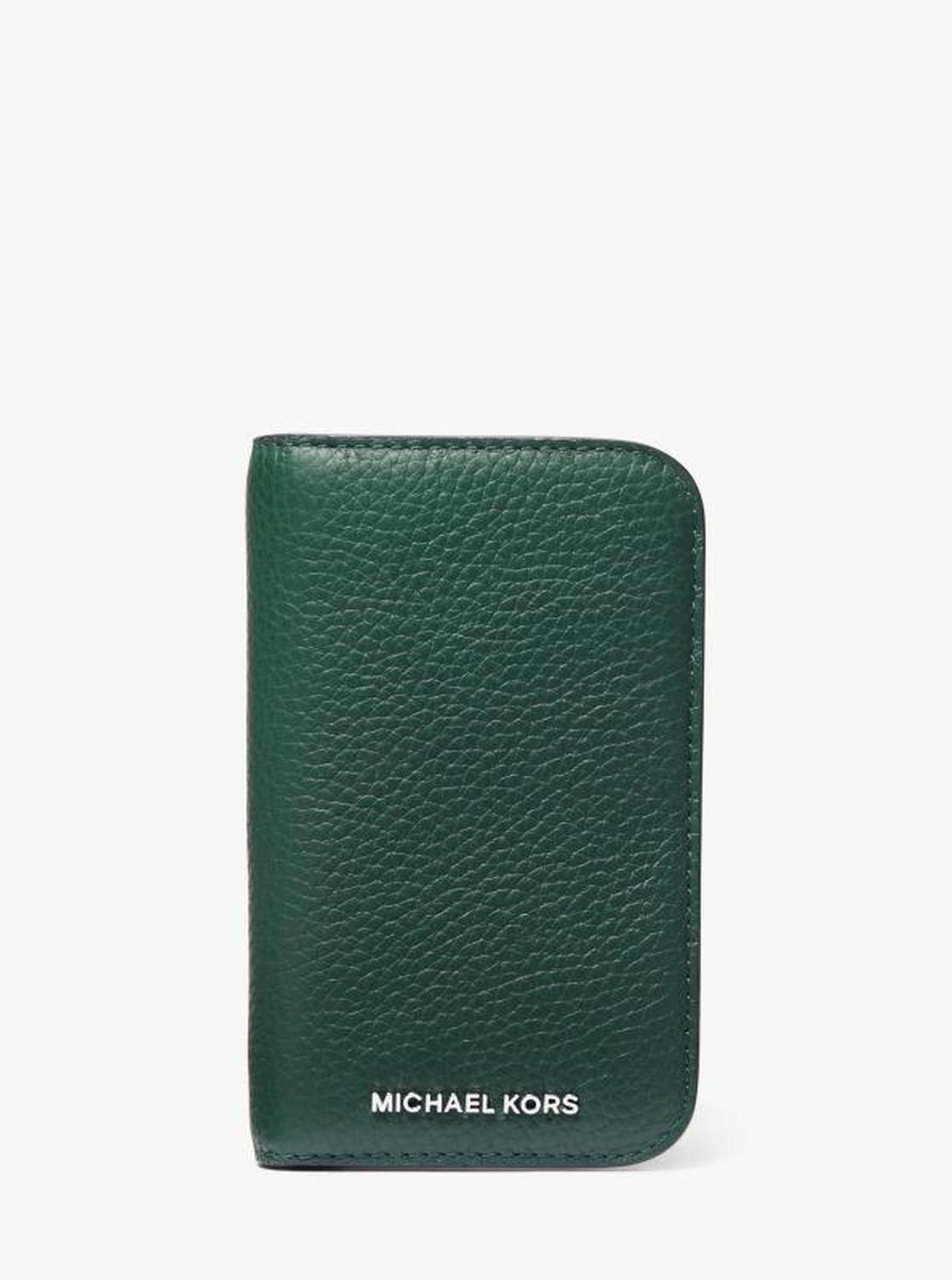 Hudson Pebbled Leather Billfold Wallet