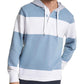 Mens Button Front Heathered Hoodie