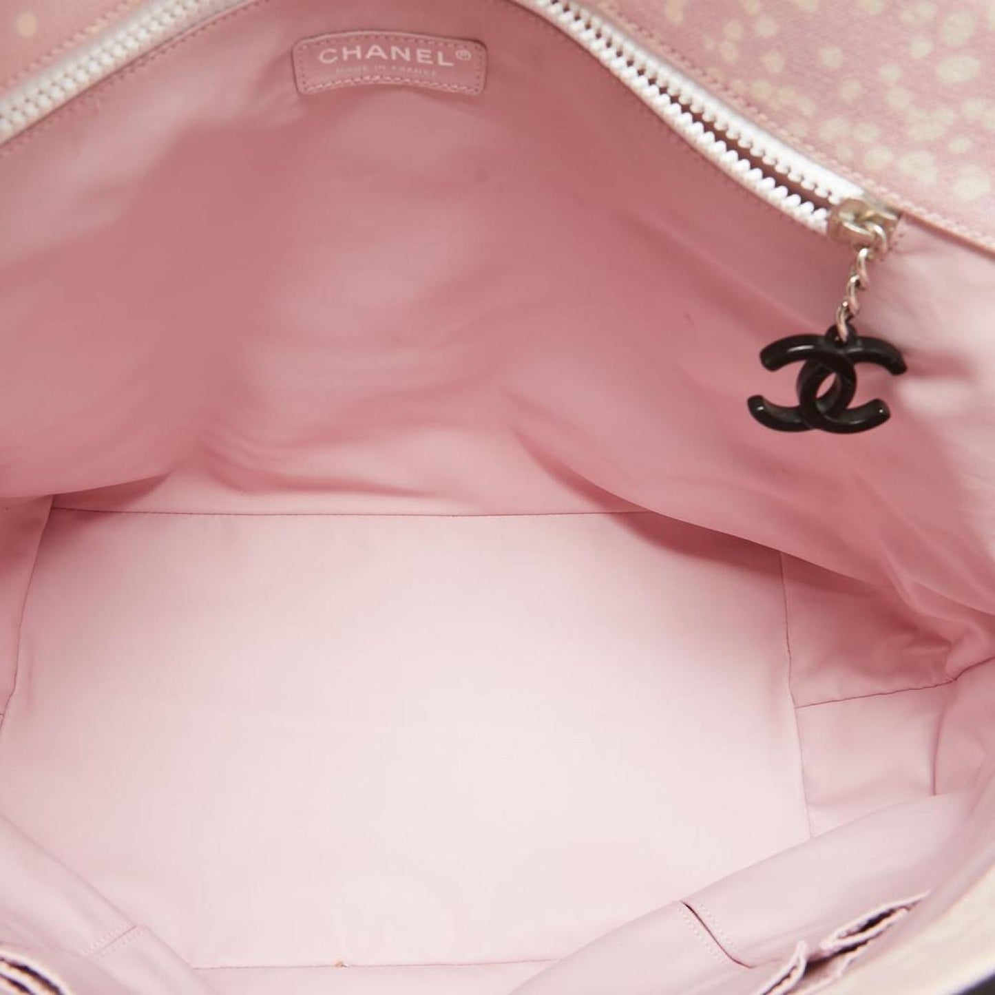 Chanel Pink/  Terry Cloth Canvas Tote