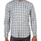 Mens Classic Fit Plaid Button-Down Shirt