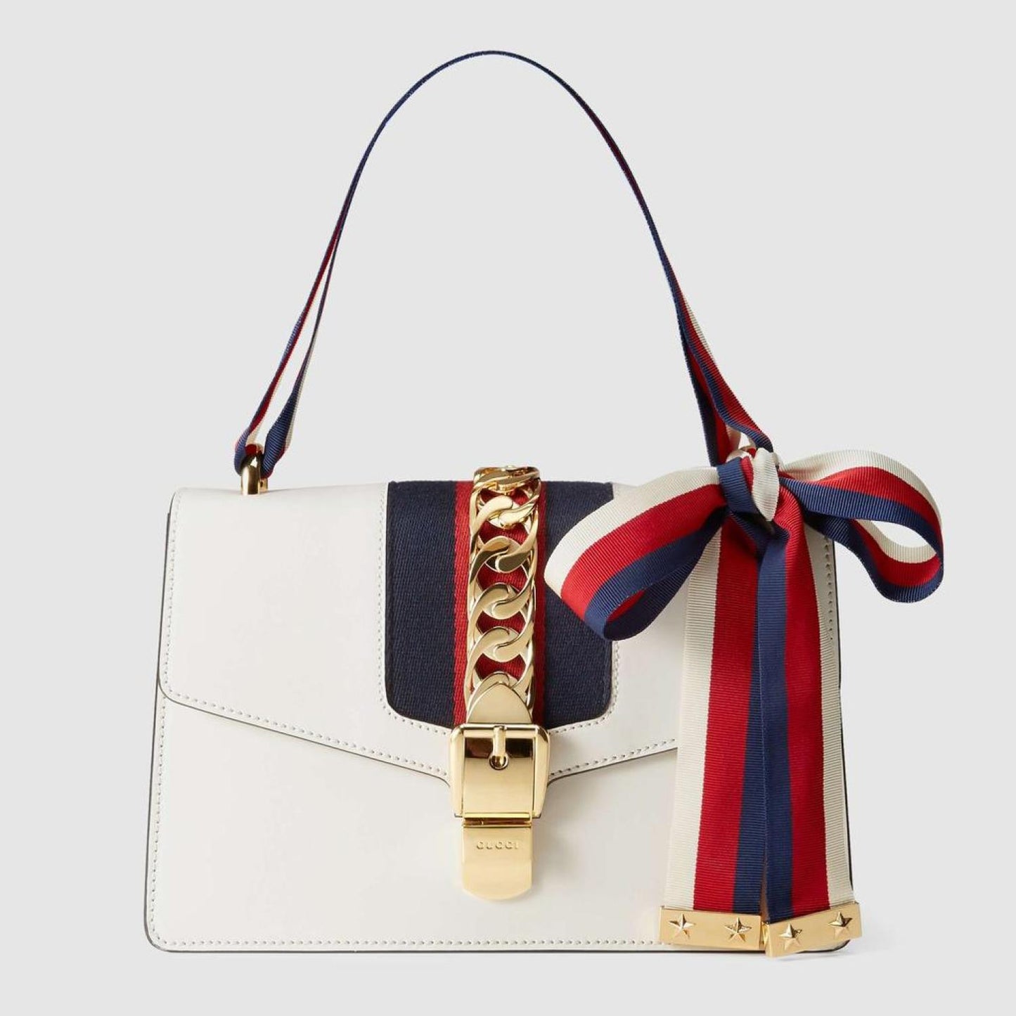 Gucci Sylvie Mini Leather Chain Shoulder Bag