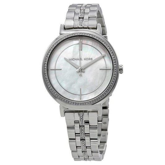 Michael Kors Cinthia MK3641 Women's Silver Quartz 33MM Watch