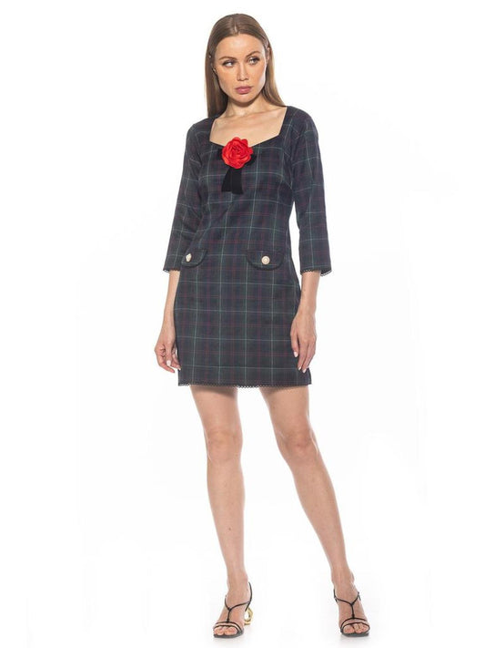 Delaney Plaid Dress