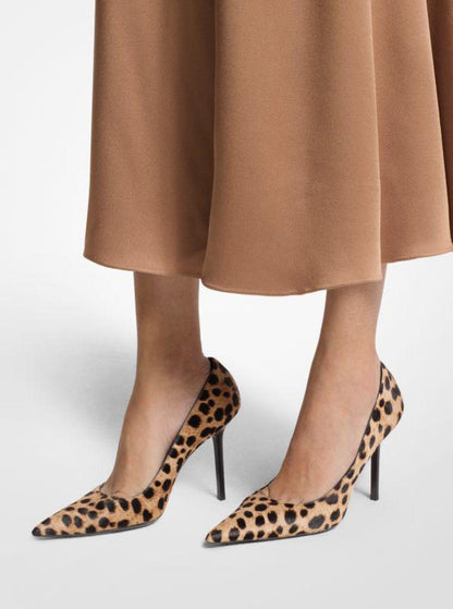 Winona Cheetah Print Calf Hair Pump