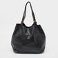 Black Soft Leather Colgate Tote