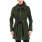 Petite Belted Zip-Front Coat, Created for Macy's