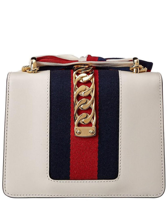 Gucci Sylvie Mini Leather Chain Shoulder Bag