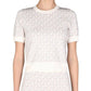 Michael Michael Kors Jacquard Logo Printed Top