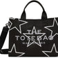 Black 'The Star Canvas Medium' Tote