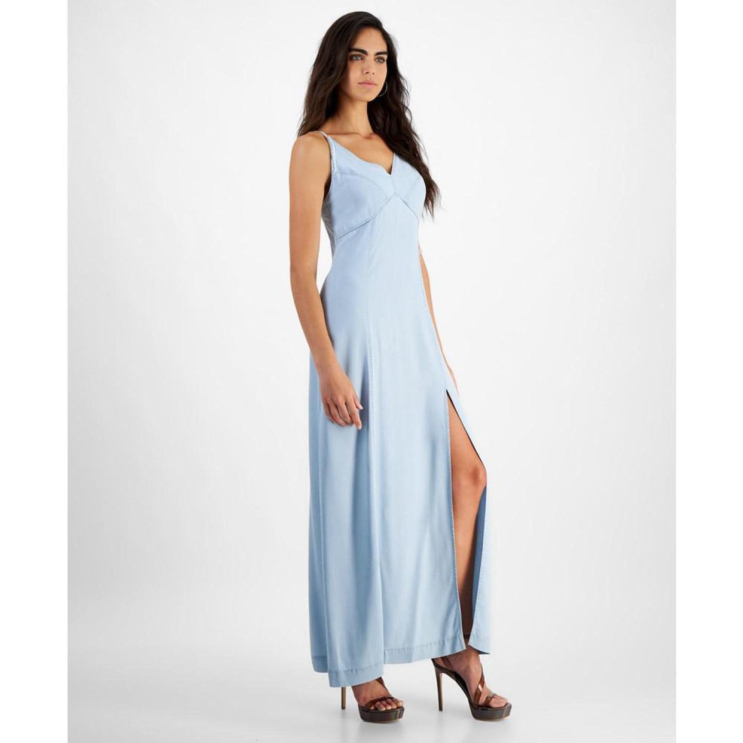 Women's Cruz Sleeveless Denim Maxi Dress