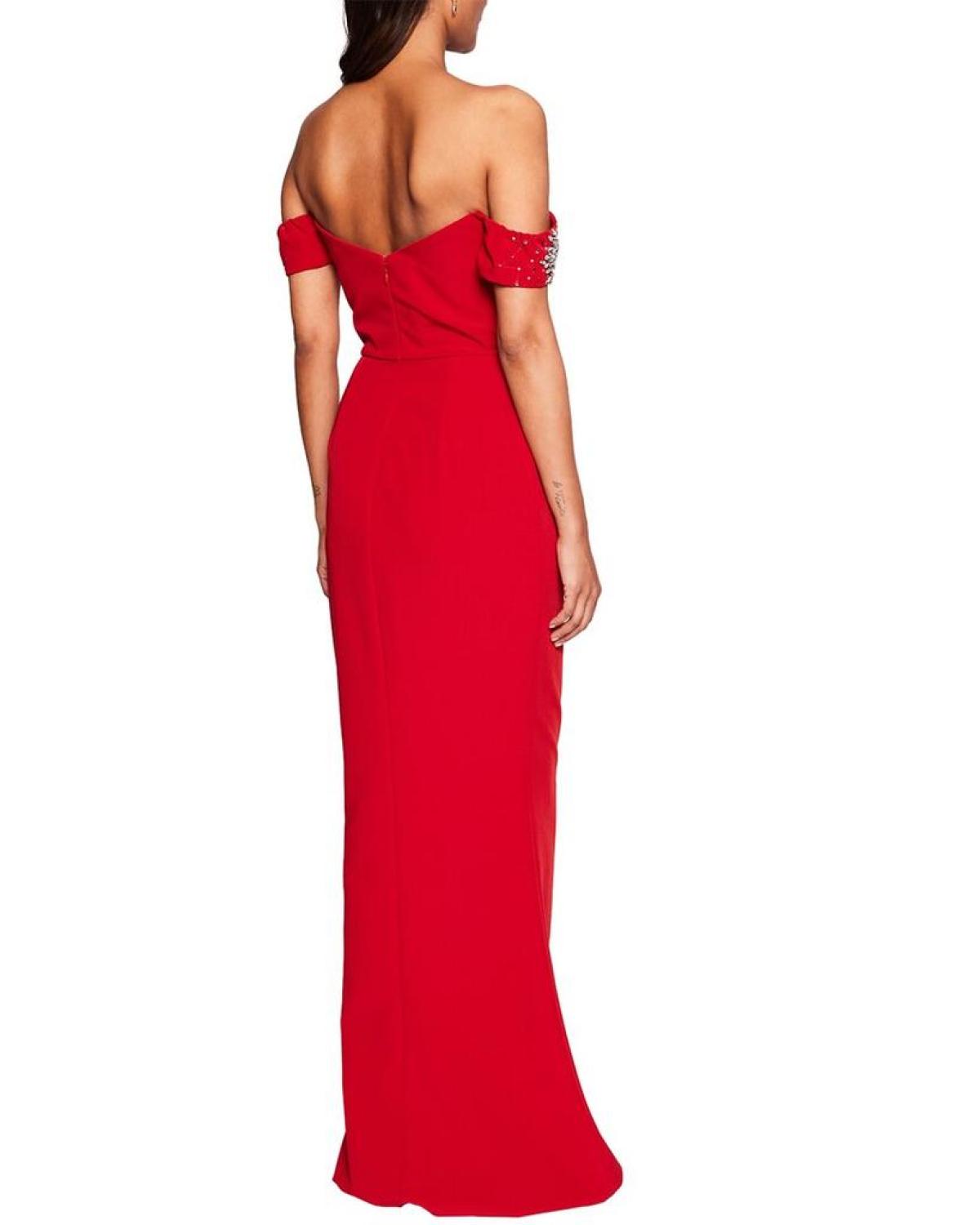 Marchesa Notte Solid Dress