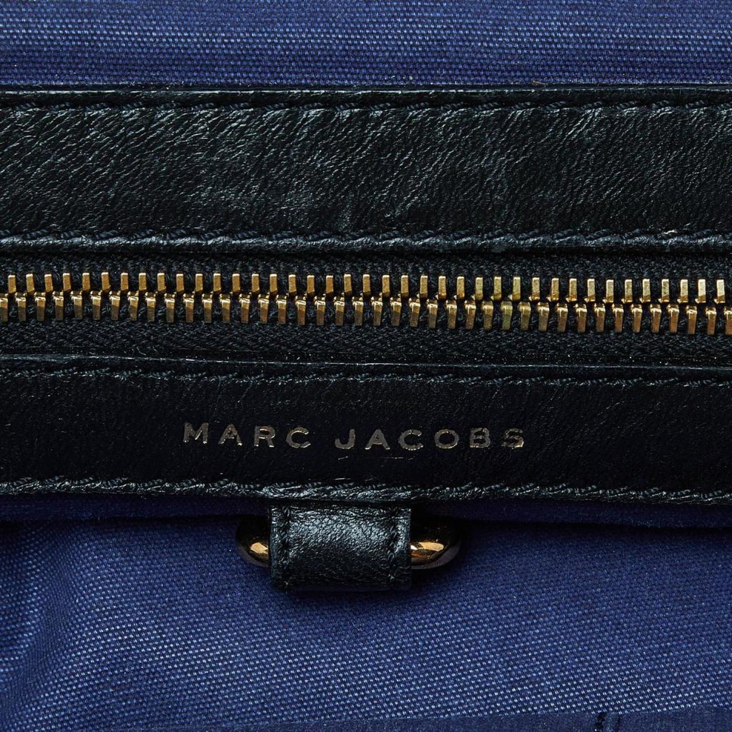 Marc Jacobs  Leather Safety Pin Stam Satchel