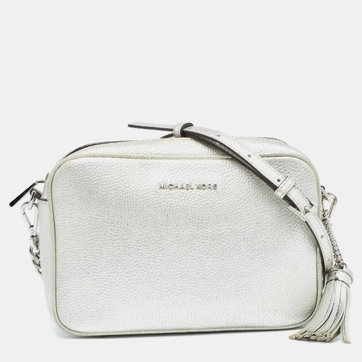 Michael Kors  Leather Jet Set Camera Crossbody Bag