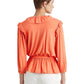 Belted Jersey Peplum Top