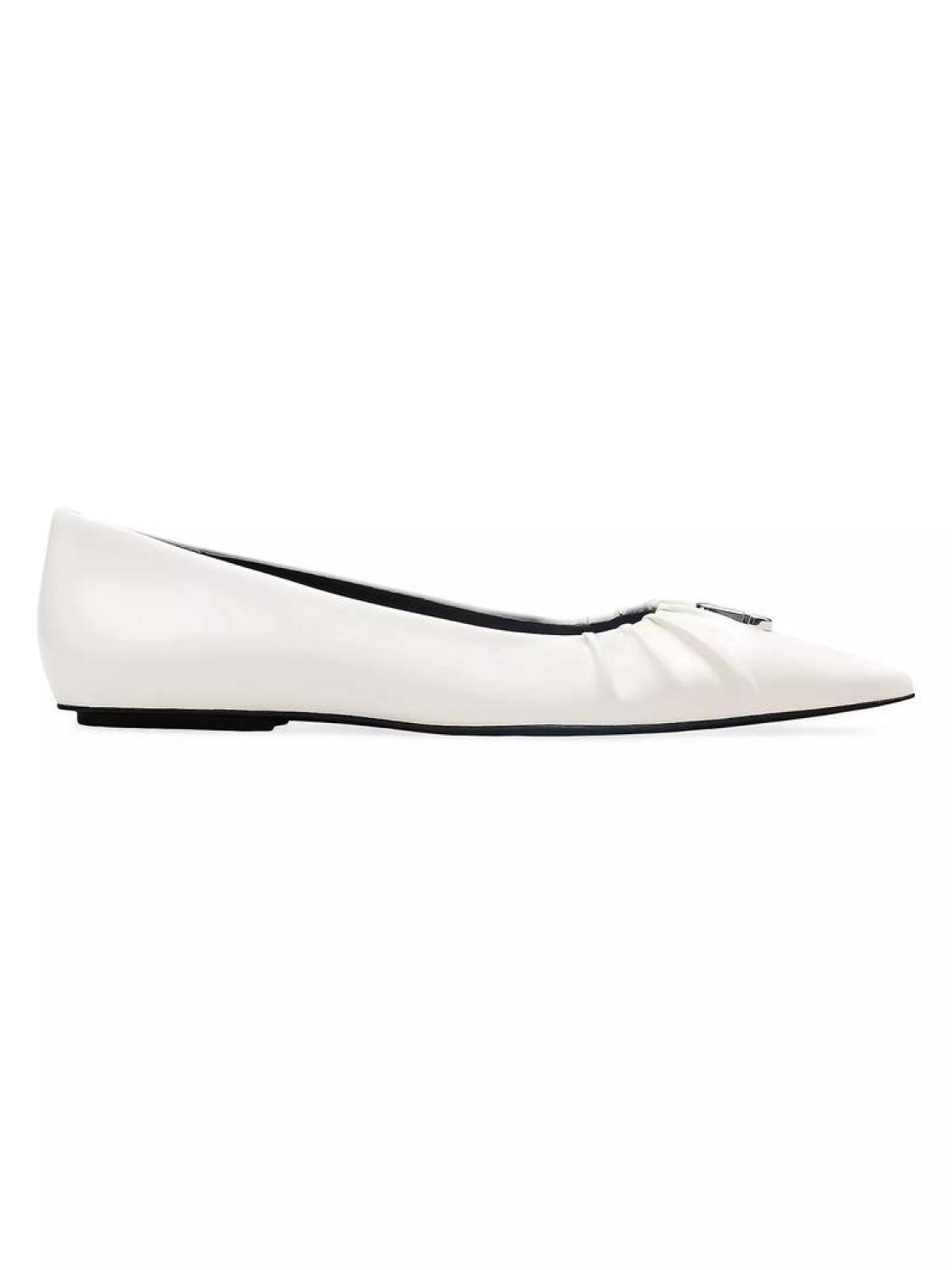 The Ali Leather Ballerina Flats