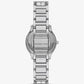 Limited-Edition Mini Sage Pavé Silver-Tone Watch