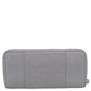 Michael Kors Grey Saffiano Leather Micro Stud Travel Zip Around Wallet..