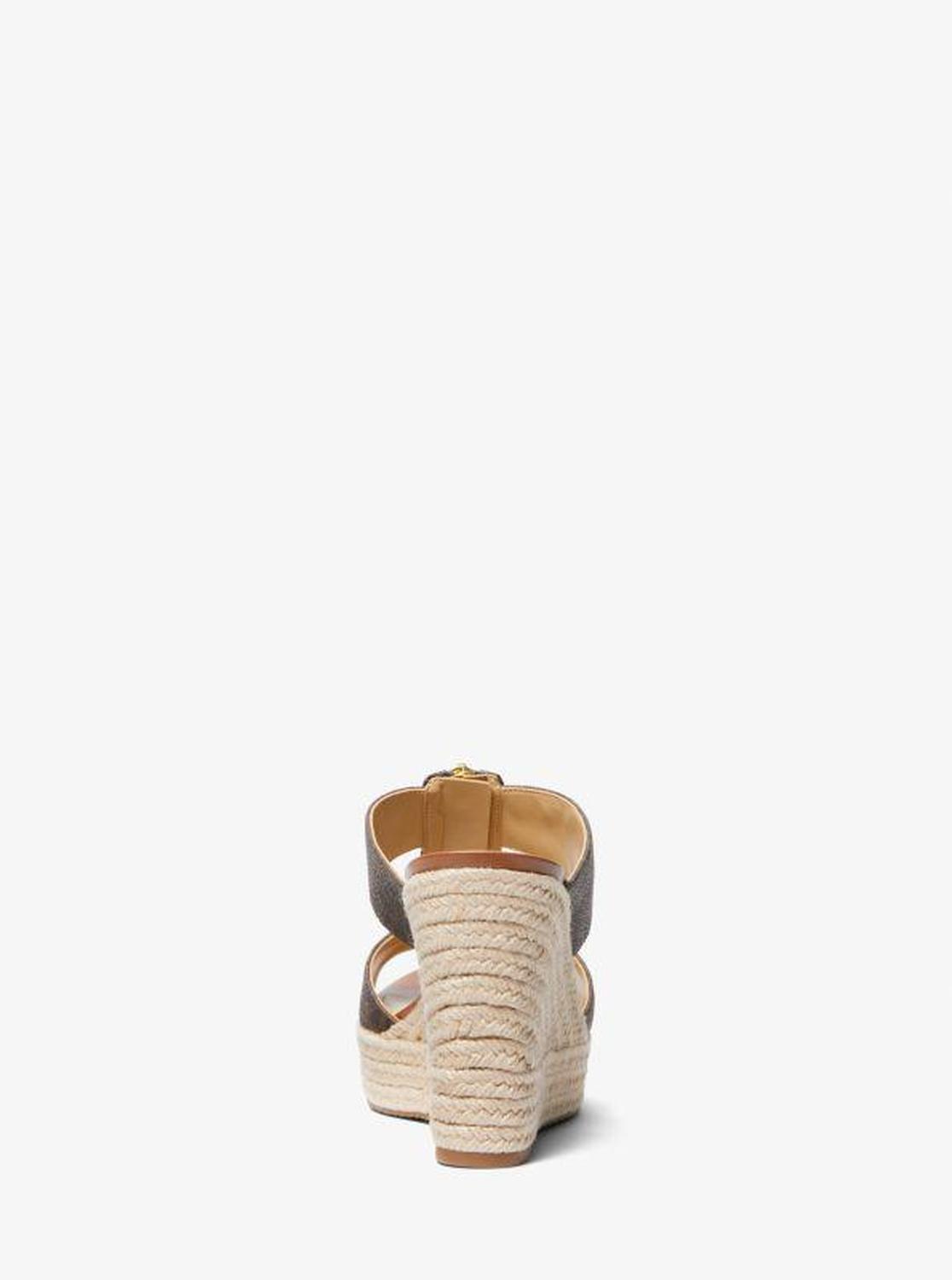 Bradley Signature Logo Wedge Sandal