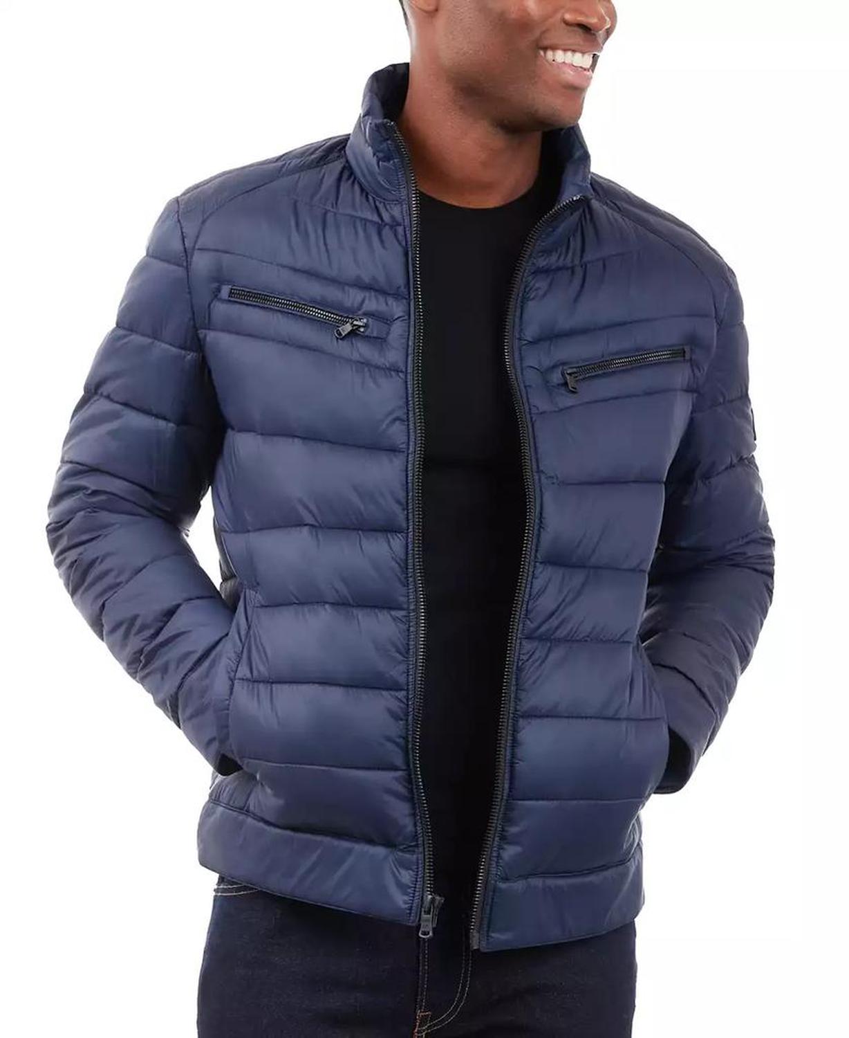 Men's Quilted Full-Zip Puffer Jacket