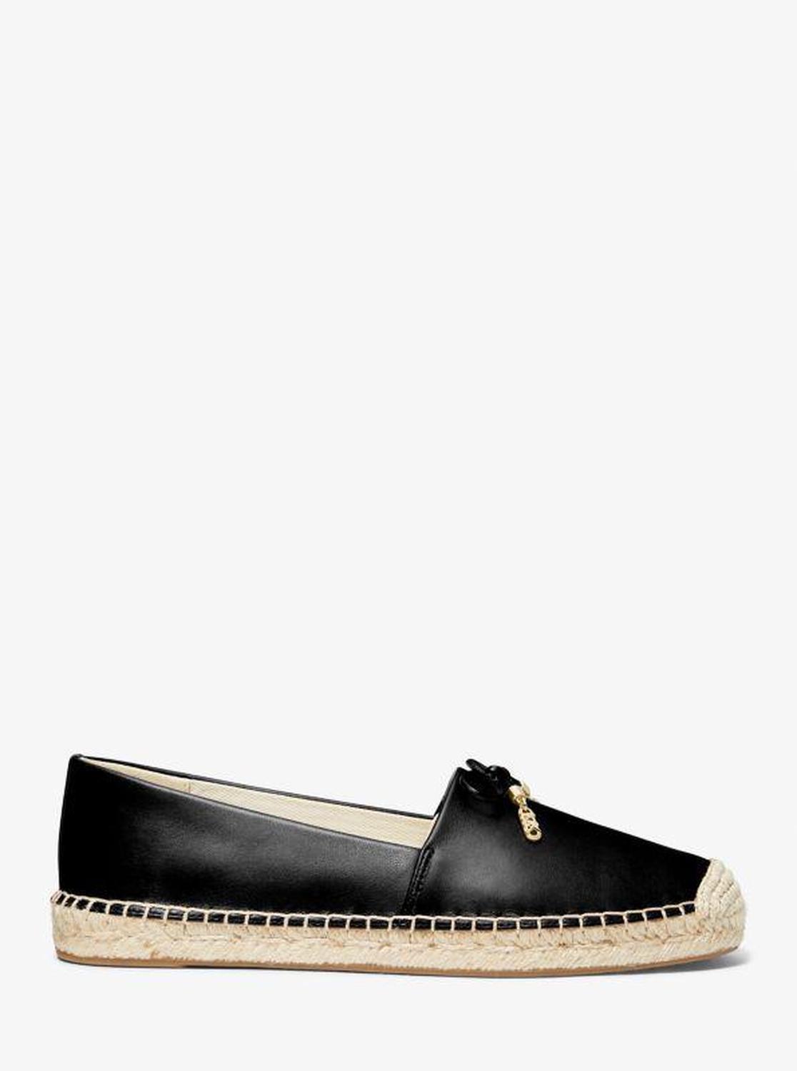 Nori Leather Slip-On Espadrille