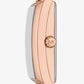 Mini Empire Pavé Rose Gold-Tone Bangle Watch