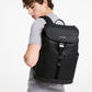 Hudson Leather and Signature Logo Backpack