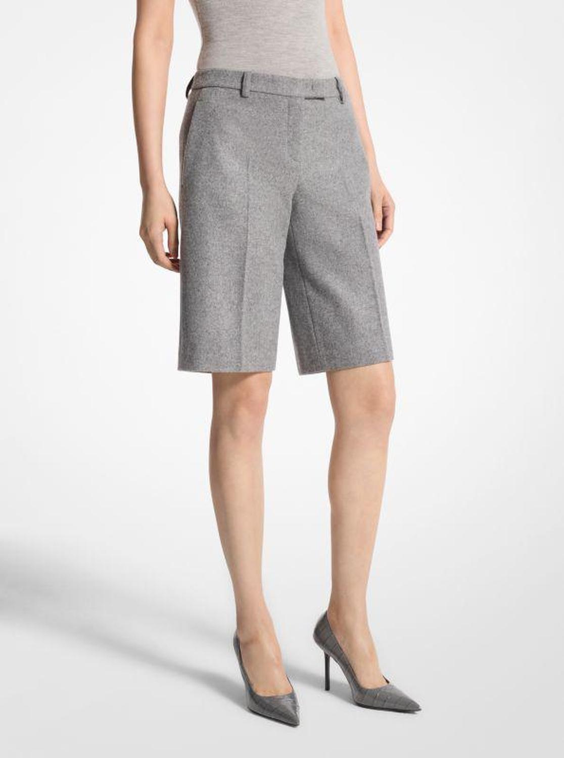 Wool Doeskin Bermuda Shorts