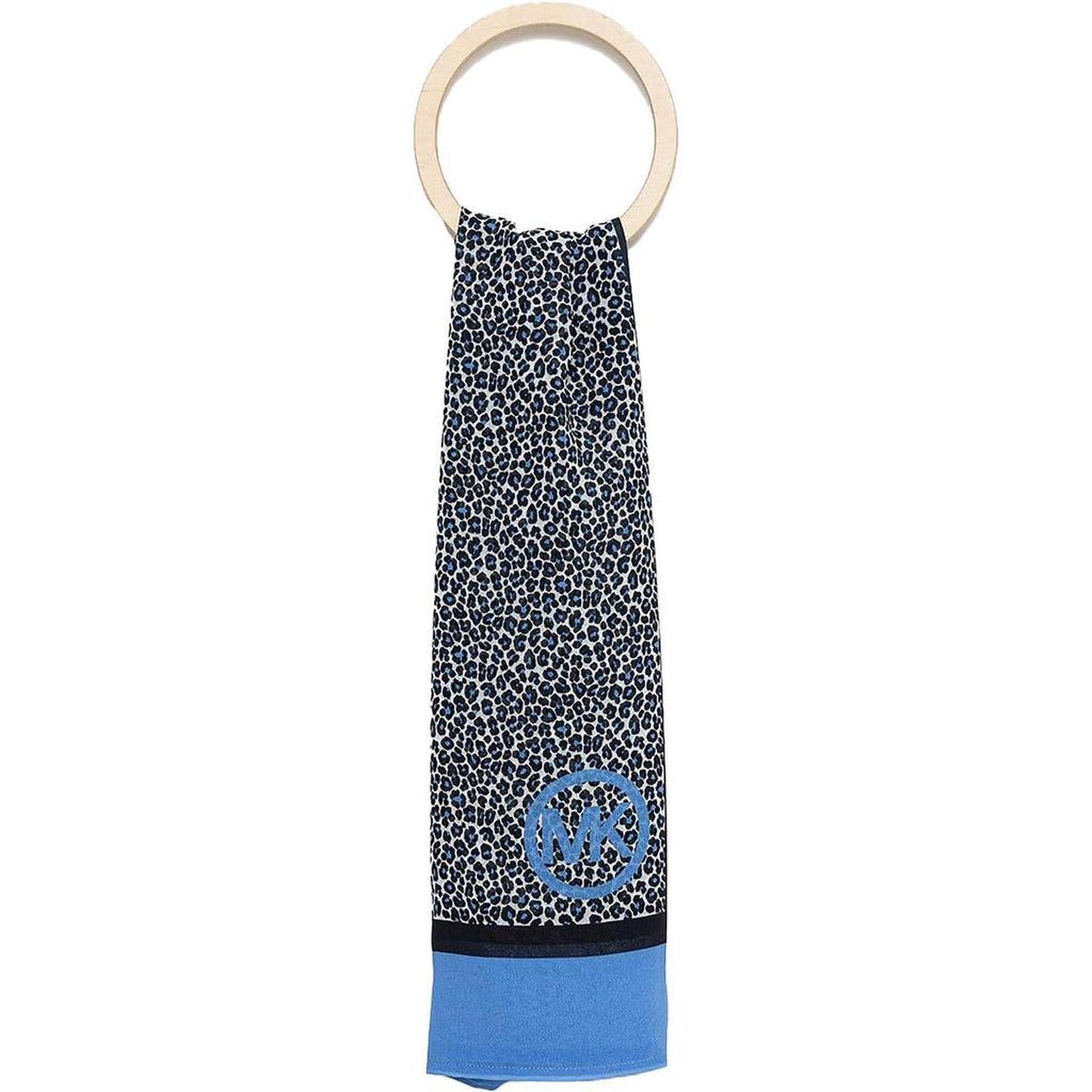 Womens Chiffon Animal Print Rectangle Scarf