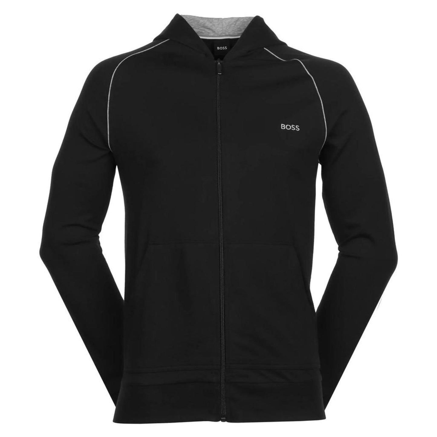 Hugo Boss Men's Mix & Match Hoodie Jacket , Black