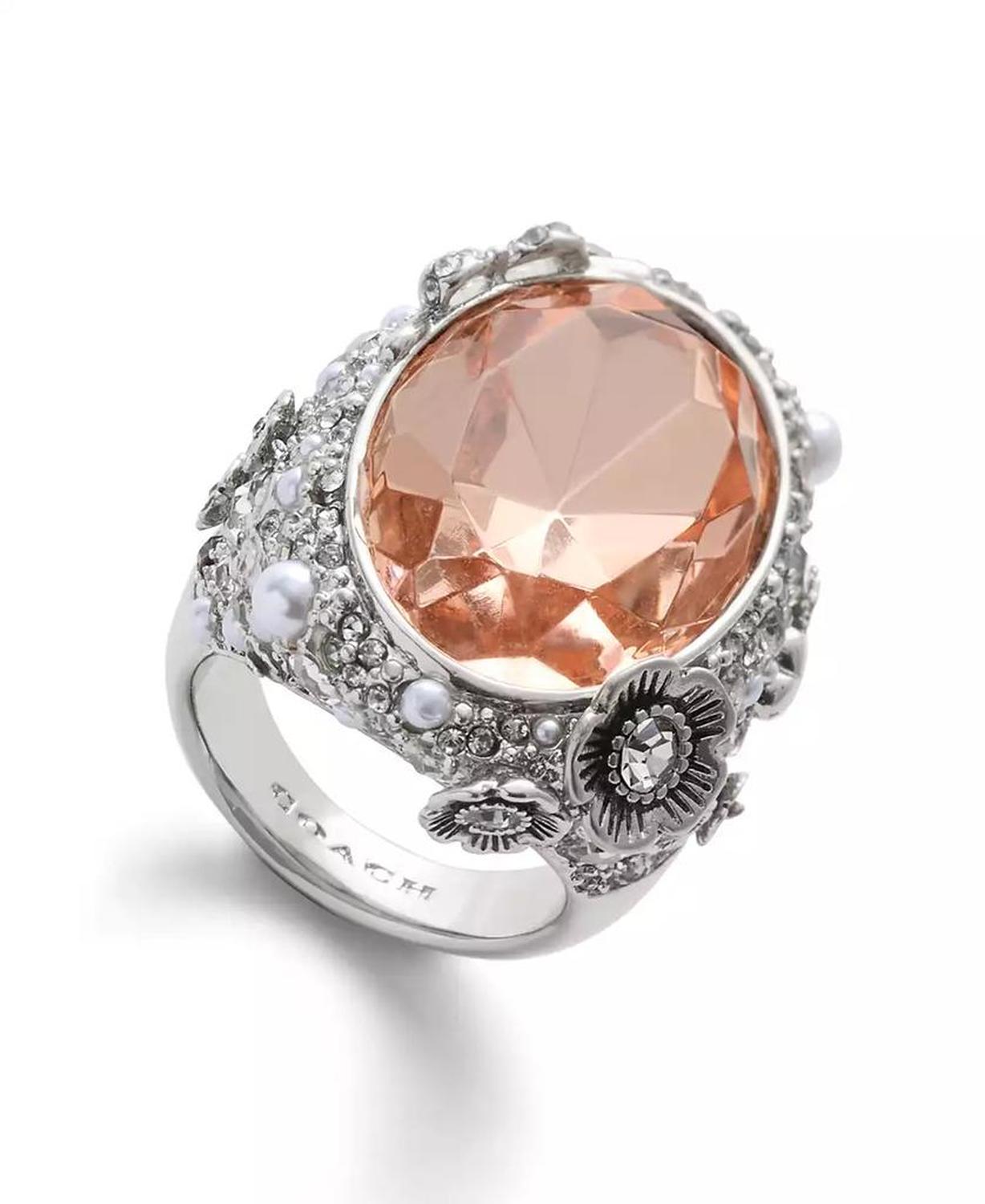 Faux Stone Bowtique Cocktail Ring