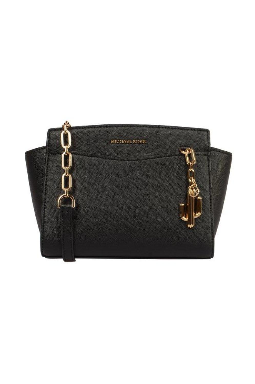 Michael Kors Logo Charm Crossbody Bag