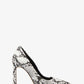 Amara Snake Embossed Leather Pump