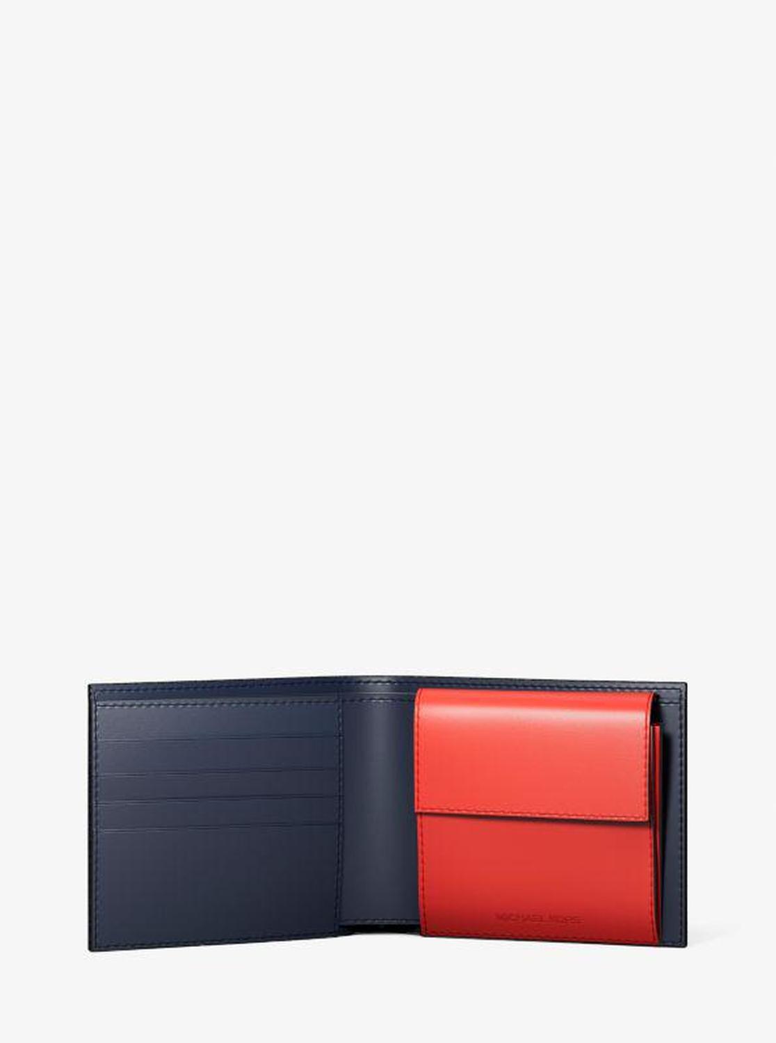 Cooper Two-Tone Billfold Wallet with Coin Pouch