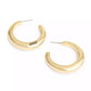 Signature Hallmark Tubular Hoop Earrings