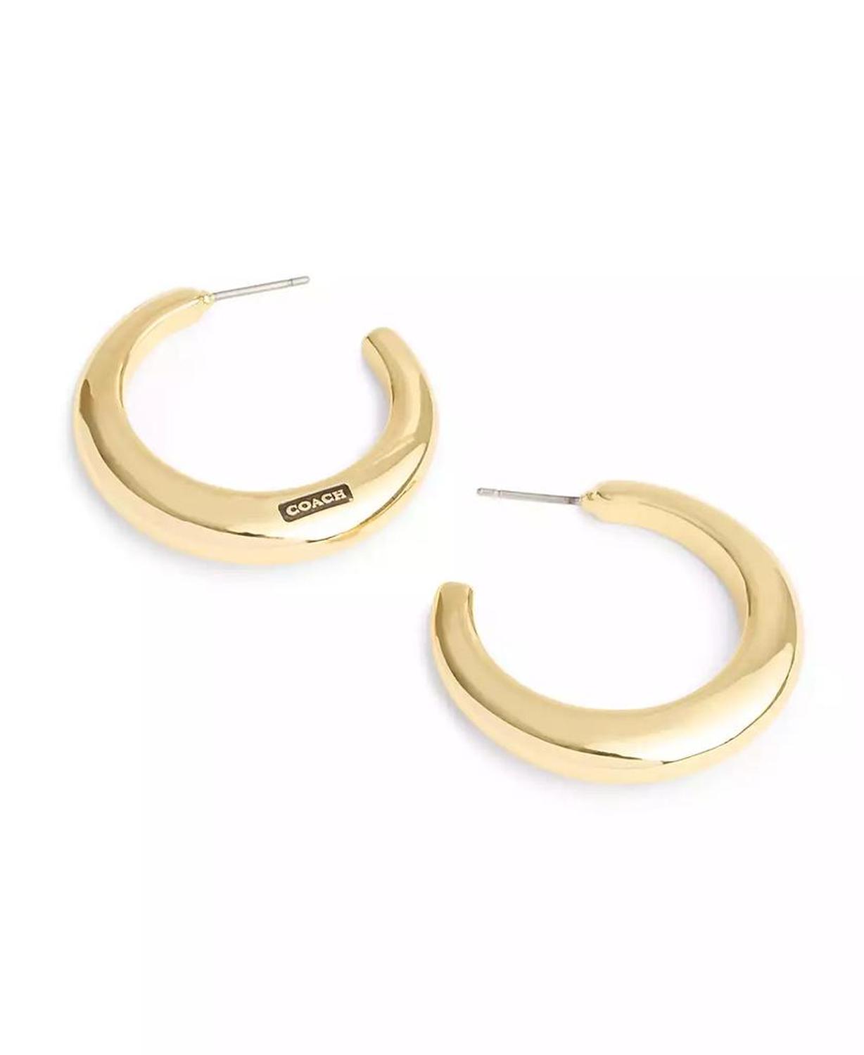 Signature Hallmark Tubular Hoop Earrings