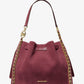 Mina Large Suede Chain Shoulder Bag