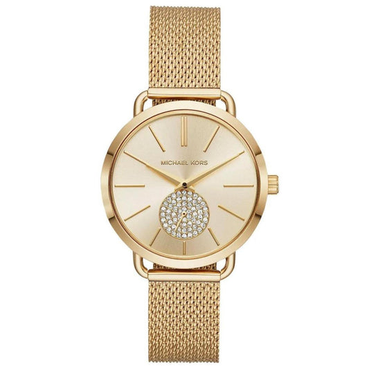 Michael Kors Portia MK3844 Women's Gold-Tone Quartz 37mm Watch