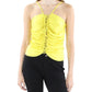 Womens Lace-Up Front Strappy Tank Top