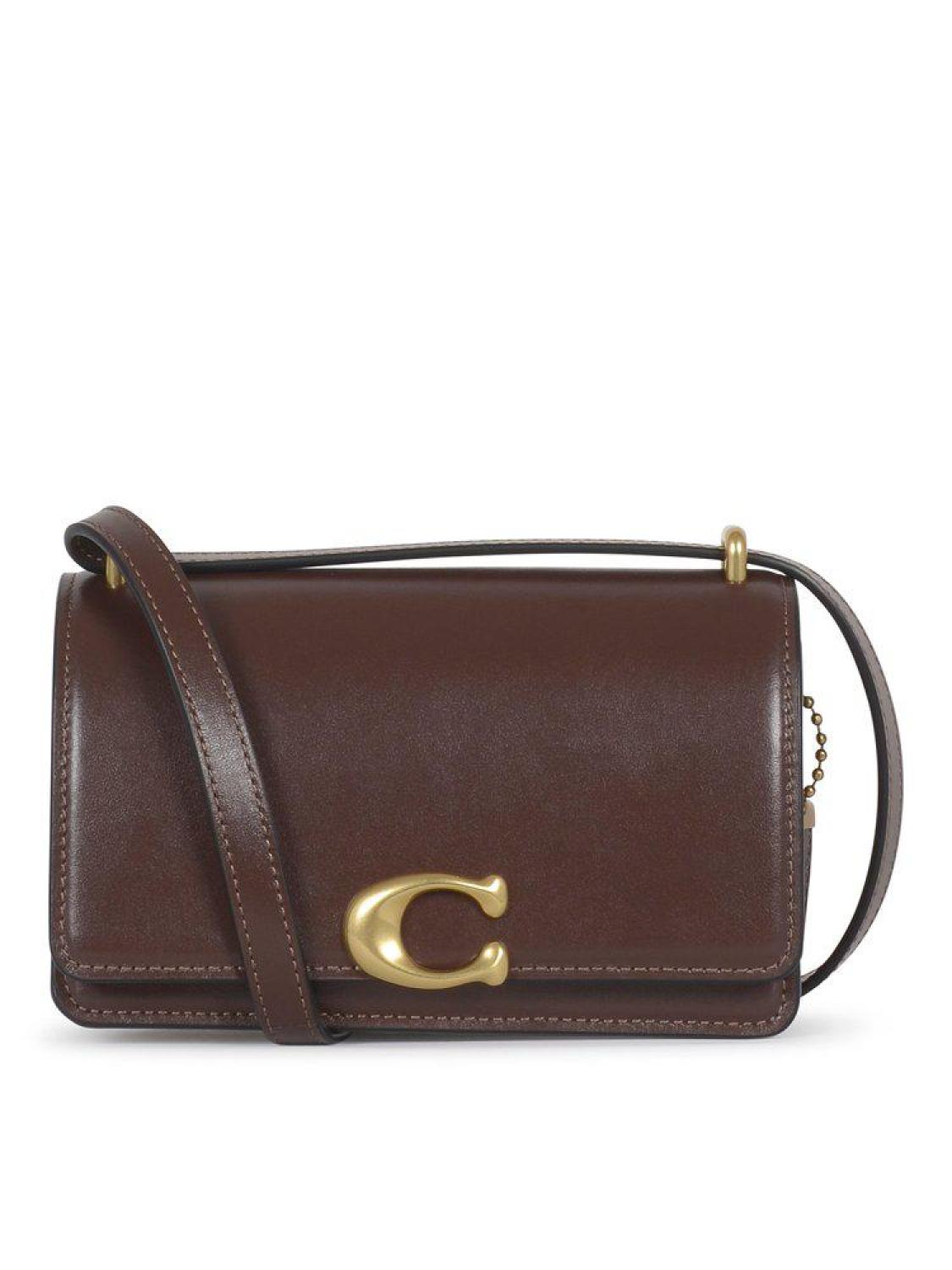 Coach Logo Plaque Crossbody Bag