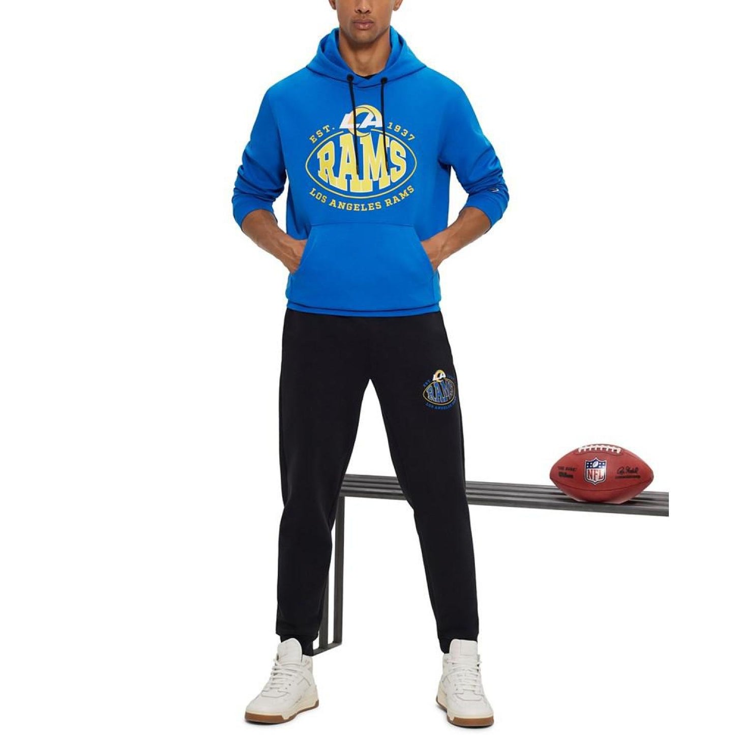 Men's BOSS x Los Angeles Rams NFL Hoodie