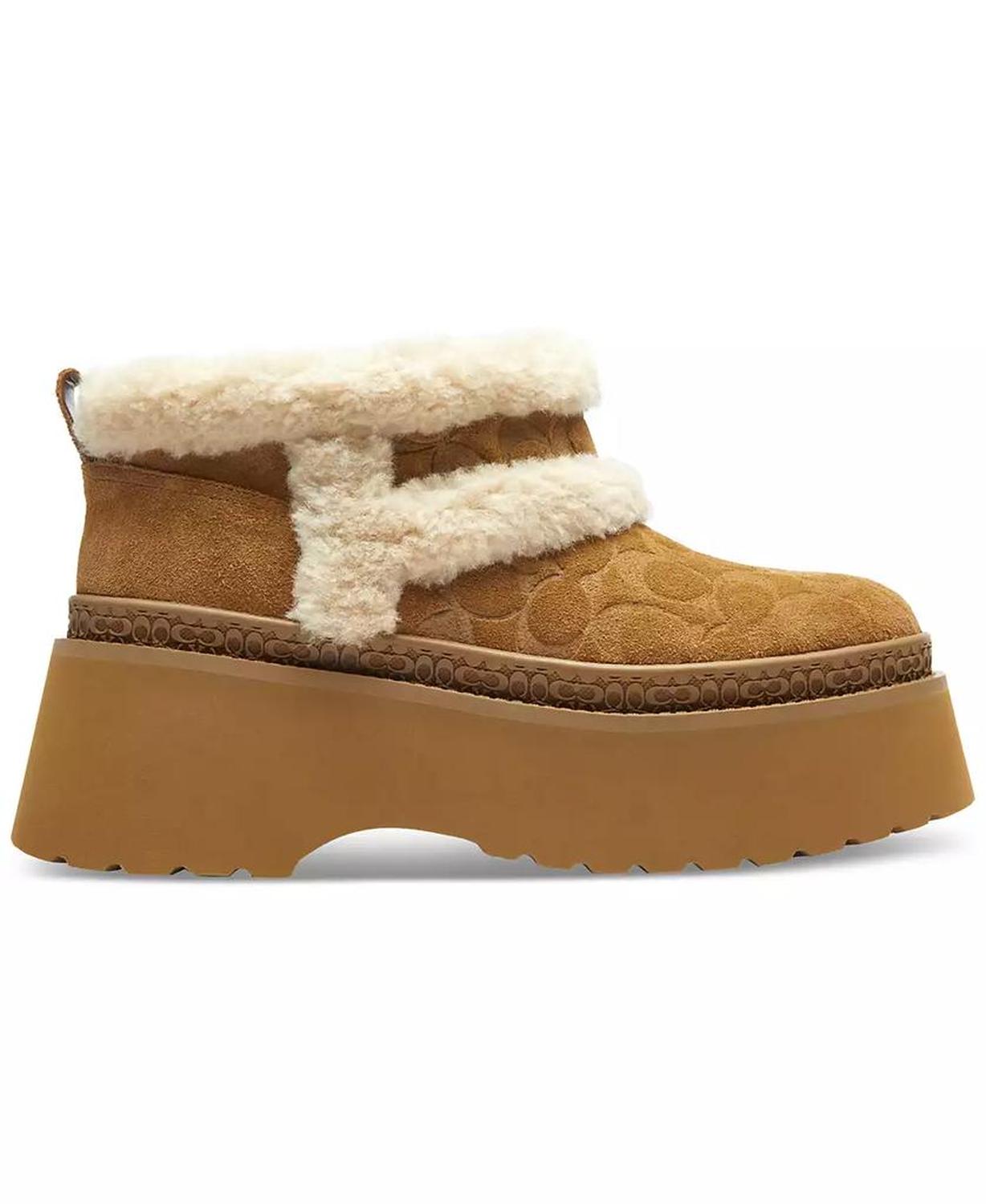 Christina Signature Shearling Booties